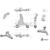 SWAG 33 11 1585 Bras de suspension avant droit pour VOLVO V70 II (285)