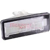 METZGER Feu de plaque d'immatriculation droit C5W transparent avec ampoule pour FIAT DOBLO, entre autres
