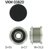 Skf Poulie roue libre, alternateur VKM 03820