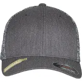 Flexfit Casquette gris chiné / noir