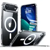 ESR - Classic Hybrid HaloLock Kickstand - iPhone 17 Air - Clear (Apple iPhone 17), Coque pour téléphone portable, Transparent