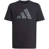 Adidas T-Shirt - Camouflage - Noir av. Logo - - 12 ans (152) - T-Shirt