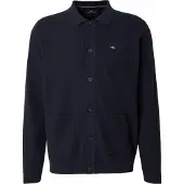 Fynch&Hatton 1602332 Cardigan Bleu S Homme