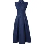 GUESS Cherry Sleeveless Dress Bleu S Femme