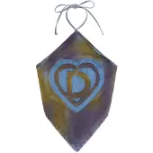 Desigual Haut 'Masha Popova' jaune chiné / bleu violet