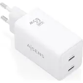 Aisens Chargeur Mural Usb-a Et Usb-c Asch-65w2p078-w