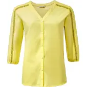 Vaude Skomer Ii 3/4 Sleeve Shirt Jaune 42 Femme