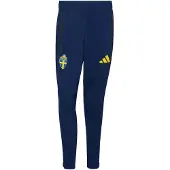 Adidas Pantalon de sport 'Schweden Tiro Tech' bleu marine / jaune