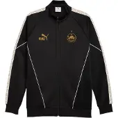 Puma Hommes, Vestes de survêtement, Veste RBS KING Anthem (S), Noir, Beige