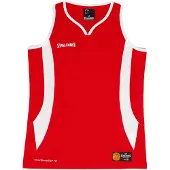 Spalding Jam Sleeveless T-shirt Rouge S Femme