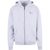 Karl kani Veste de survêtement 'Essential' gris chiné / noir