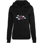 Miss Tee Sweat-shirt 'Baby Girl' bleu pastel / jaune / rose clair / noir