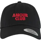 Mister tee Casquette 'Amour Club Heart' rouge / noir