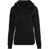 Miss Tee Sweat-shirt 'I Don't Give A' gris / noir