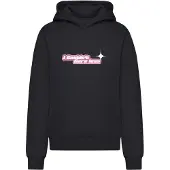 Miss Tee Couldn´t Care Less Fluffy Hoodie Noir XS Femme
