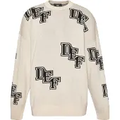 DEF Pull-over beige clair / noir