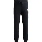 CAMP DAVID Pantalon bleu marine / blanc