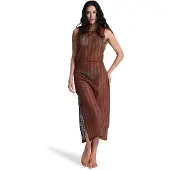 Roxy Playa Mood Sleeveless Dress Marron L Femme