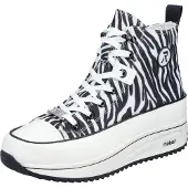 Rieker chaussures à lacets en blanc/blanc combiné, taille 37