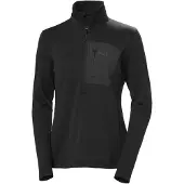 Helly Hansen Versalite 1/2 Zip, pull polaire, femme, noir