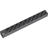 Bachmann - Rallonge (rack montable) - CA 250 V - 9 prises de sortie - 1U - 48.3 cm (19") (333.506)