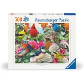 Ravensburger Puzzle Garden Birds 500 pi ces pour adultes - 12000147 - Fabrication artisanale en Allemagne. Chaque pi ce s'assemble parfaitement.
