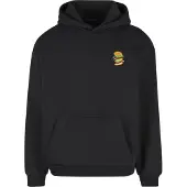 Mister tee Sweat-shirt homme Casual , noir, avec poches et poignets côtelés, 330 g/m² coton.