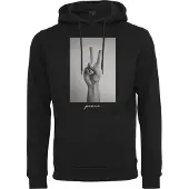 Mister tee Peace Sign Hoodie Noir S Homme