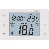Emos GoSmart Thermostat pour chauffage au sol P56201UF avec WiFi, programmable, câblé, Thermostat, Blanc