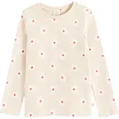 Cool Club T-Shirt beige / rose / blanc