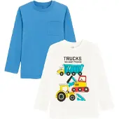 Cool Club T-Shirt bleu / jaune / rouge / blanc