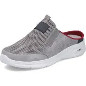 Rieker , modèle : B739042 B73. Chaussures pour hommes, type pantoufle/mule, couleur grise, pour un usage décontracté