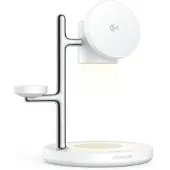 JOYROOM Chargeur sans fil Qi2 4-en-1 Desktop - Blanc