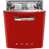 Smeg Lave-vaisselle à Troisième Niveau 50s Style 13 Couverts