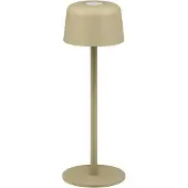 Goobay 77678 Lampe de table LED sans fil, taille S, 25 cm, beige, 0,5 m - avectactile, 150 lm, blanc chaud (3000 K)
