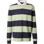 Fynch&Hatton 16021363 Long Sleeve Polo Vert S Homme