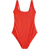 Next Maillot de bain rouge orangé