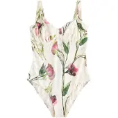 Next Maillot de bain crème / vert / rose / rose