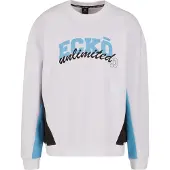 Ecko unltd. Sweat-shirt 'Drap' bleu / noir / blanc