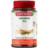 SuperDiet SUPER DIET Ginseng Bio - 10% avec le code: 926CE 45 pc(s) Capsule(S)