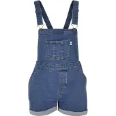 Urban Classics Organic Dungaree Sleeveless Overall Bleu XS Femme