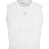 GUESS Alexia Sleeveless T-shirt Blanc M Femme