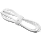 FIXED Câble USB Silicone liquide fixe USB-C/ USB-C avec support PD, 60W, 0, 5m - blanc