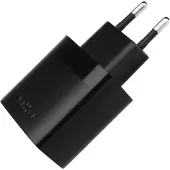 FIXED Kit chargeur électrique avec sortie 2xUSB et câble USB/USB-C, 1 mètre, 17W Smart Rapid Charge, noir