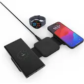 FIXED | Wireless Foldable Charger 3in1 Flex for Samsung | FIXFLE-SA-BK | Black