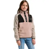 Didriksons Yokto, pull polaire, junior, rose
