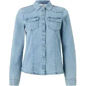 ONLY Chemisier 'ONLSASIA' bleu denim
