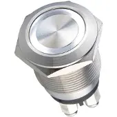 Heidemann Bouton de sonnette 1 prise 70528 acier inoxydable 24 V/0,5 A