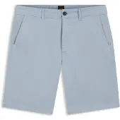 BOSS Short Slim en twill de coton stretch