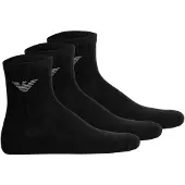 Emporio Armani Chaussettes gris clair / noir